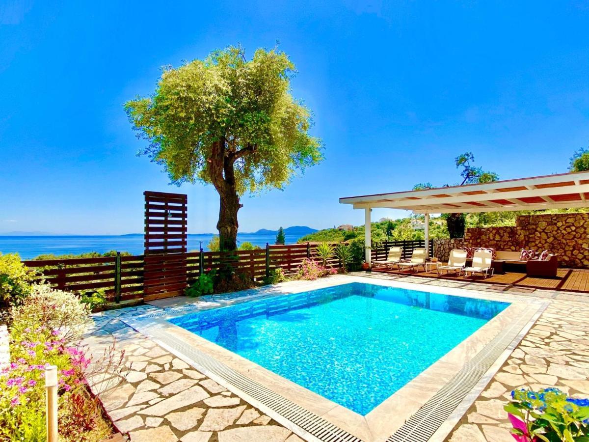 Villa Barbati Dream With Private Pool By Dadovillas Pyrgi  Exterior foto