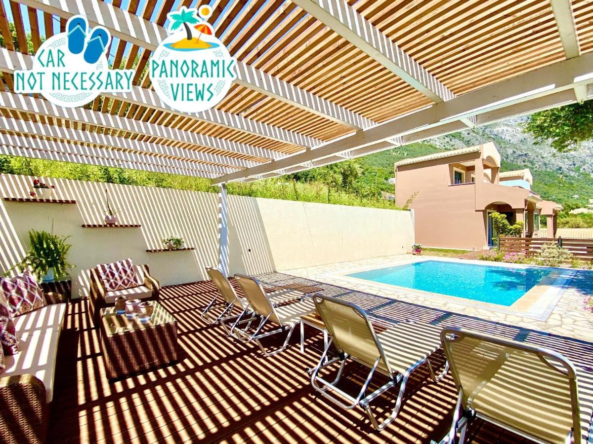 Villa Barbati Dream With Private Pool By Dadovillas Pyrgi  Exterior foto